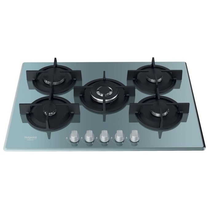 Hotpoint HAGD 72S-ICE Piano Cottura a Gas 5 Zone Griglie in Ghisa 73 cm