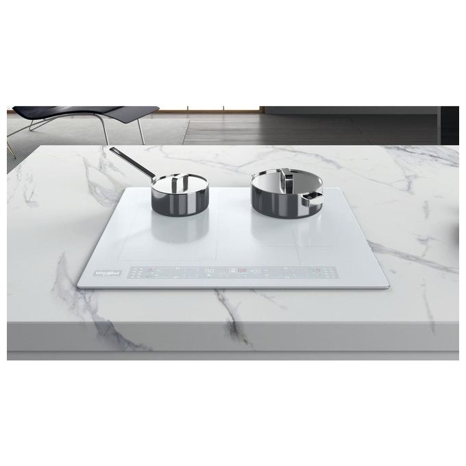 Whirlpool WL B4560 NE-W Piano Cottura ad Induzione  4 Zone FlexiCook Easy Installation 60cm Bianco
