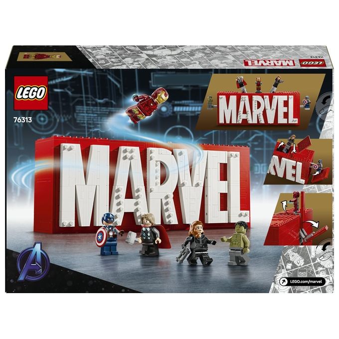 LEGO Marvel Logo e Minifigure MARVEL 76313