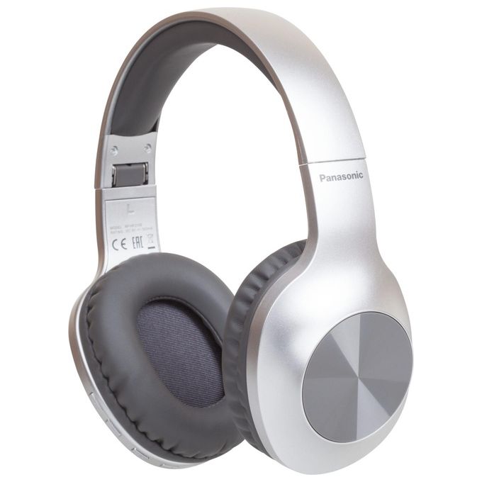 Panasonic RB-HX220BDES Cuffie Senza Fili Over Ear Ergonomiche Bassi Potenti Connessione Rapida e Semplice e Design Pieghevole Argento