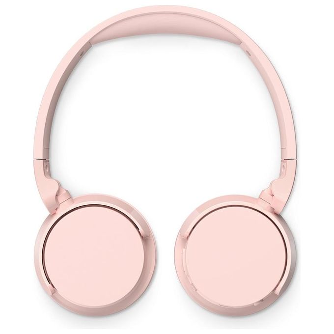 Philips TAH4209PK Cuffie On-Ear wireless bluetooth leggere con isolamento acustico passivo - 55 ore di riproduzione suono naturale chiamate chiare bassi dinamici 2 ore di carica USB-C- Rosa