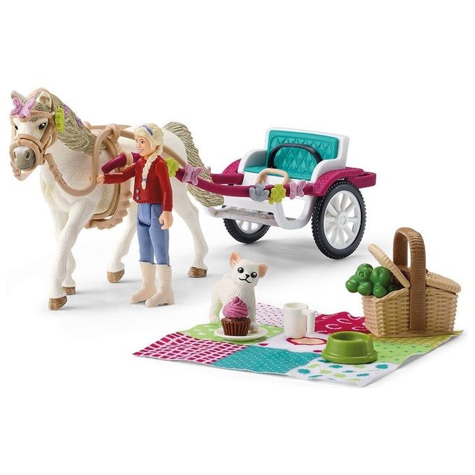 Schleich Horse Club Carrozza con Cavallo