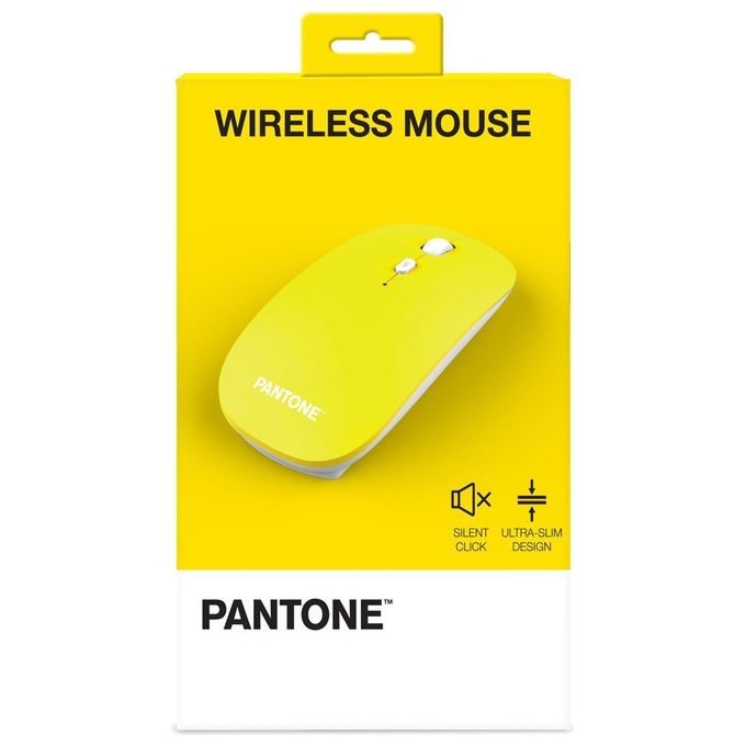 Pantone PT-KB09MY Wireless Mouse Giallo