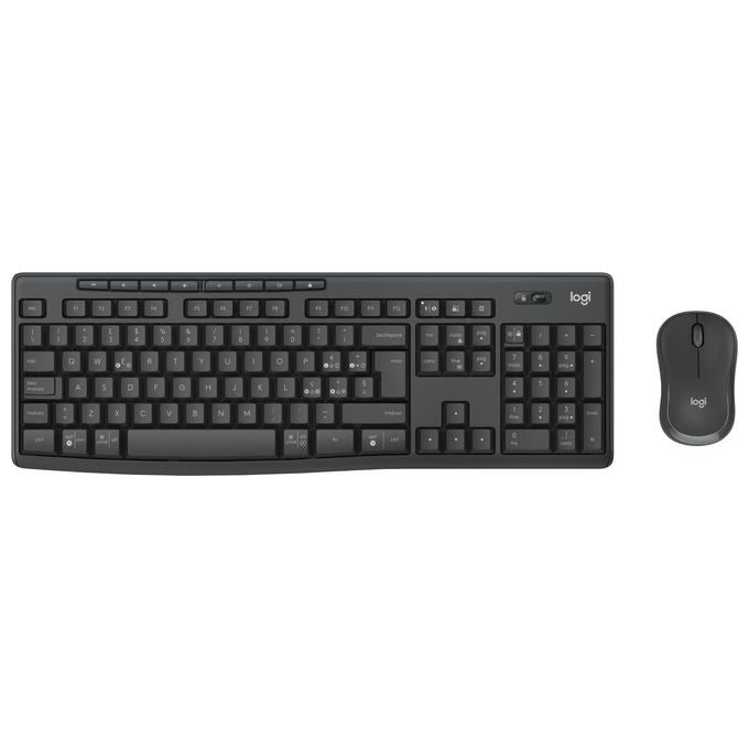 Logitech MK370 Combo for Business Tastiera e Mouse Wireless Full-Size Grigio