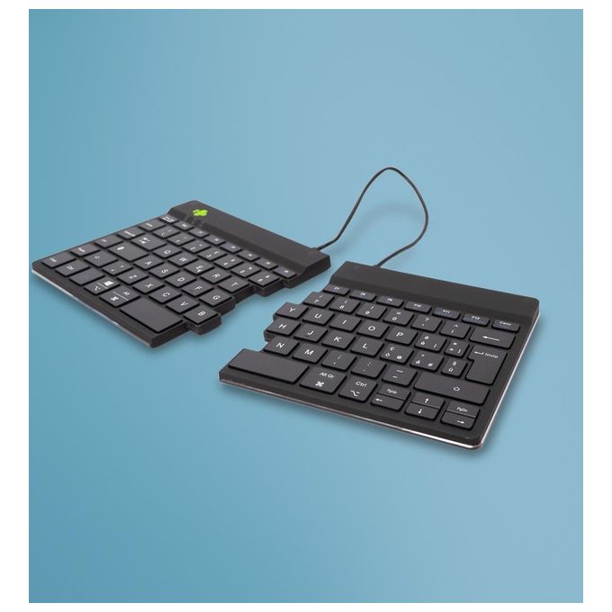 R-Go Tools Tastiera Ergonomica Split It Nero