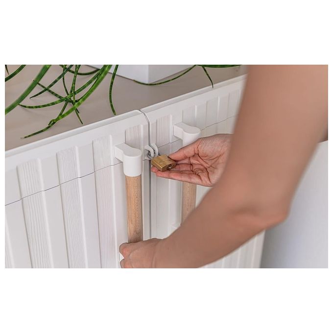 Keter Armadio Groove Basso 80x45x98H per Arredamento Esterno Design Moderno e Funzionale