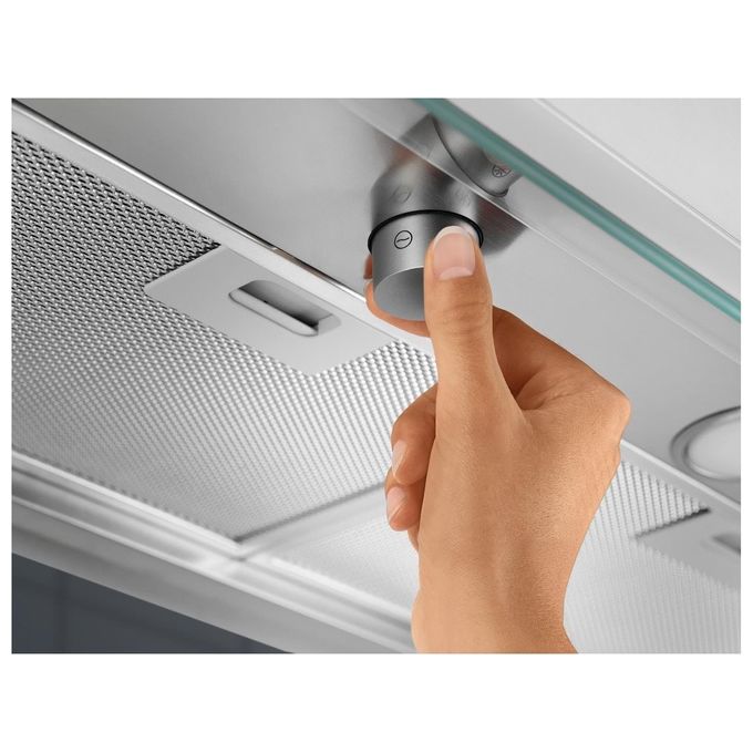 Electrolux EFP129X Cappa Aspirante o Filtrante 3 Velocita' Portata 360 m³-h Classe energetica C Portata 360 m³-h 90 cm Inox