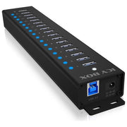 ICY BOX IB-HUB1717-U3 USB 3.2 Gen 1 Type-A 5000 Mbit-s Nero