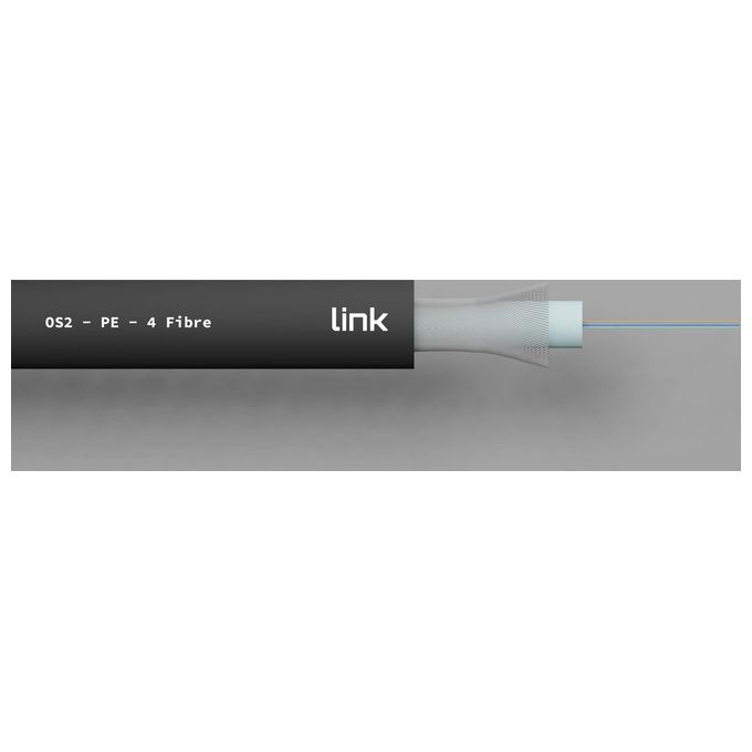 Link Cavo Fibra Ottica da Esterno Dielettrico Os2 Antiroditore 4 Fibre