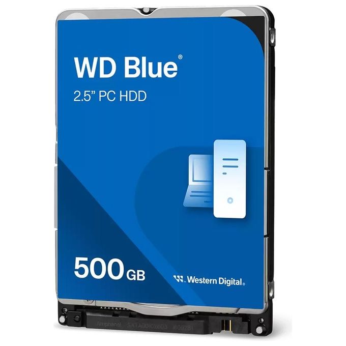 Western Digital WD Blue Mobile 500Gb Hdd SATA 6Gb-s 7mm