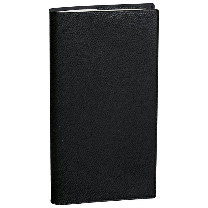 Quo Vadis Agenda Ital B Lingua Italiana Anno 2023 Nero 8.8x17cm Settimanale 12 Mesi Carta Bianca Rubrica Amovibile Copertina Amovibile in Plastica Impala