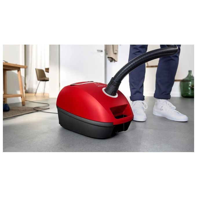 Bosch BGB41PET1 Serie 4 Aspirapolvere con Sacco a Traino Potenza 600 Watt Capacita' 4 Litri ProAnimal colore Rosso