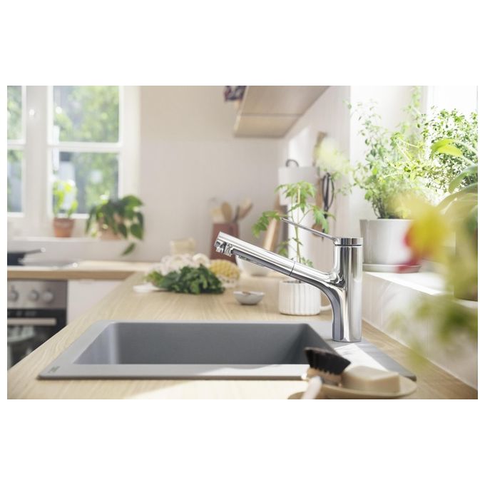 Hansgrohe Zesis M33 Miscelatore Cucina Monocomando150 2 Jet Estraibile