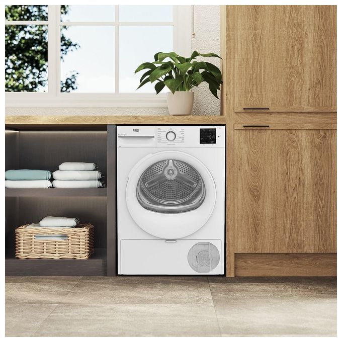 BEKO BMTR38W Asciugatrice a Condensa 8kg Classe D Linea Estetica NX motore asincrono Display digitale colore Bianco