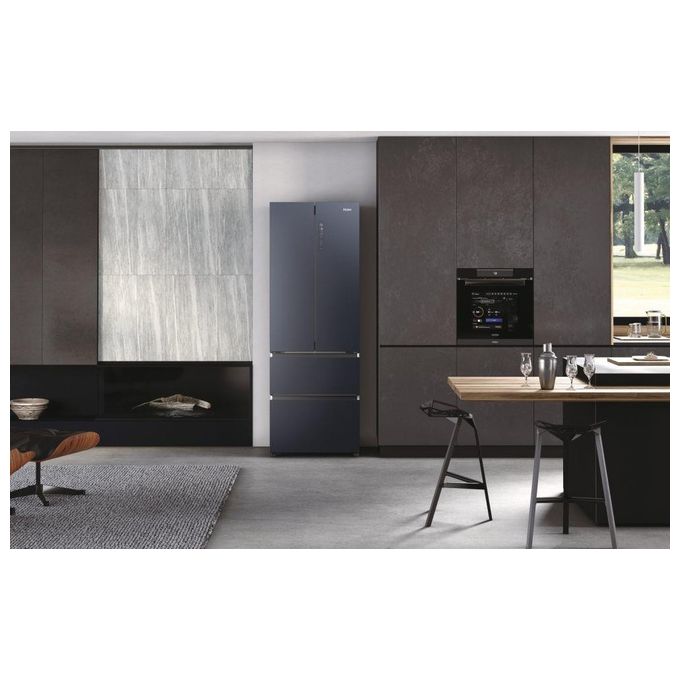 Haier HFW7720ENMB FD 70 Serie 7 - Frigorifero Multidoor 477 L, 200,6 cm, Classe E, 37 dB, No Frost, Wi-Fi, MyZone, Humidity Zone, Nero