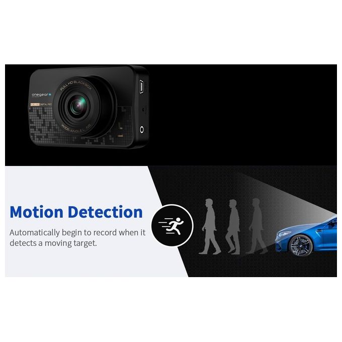 One Gear Smartmemo 3.0 Videocamera da Auto Dash Cam 3'' Full Hd 5,5mp Nero
