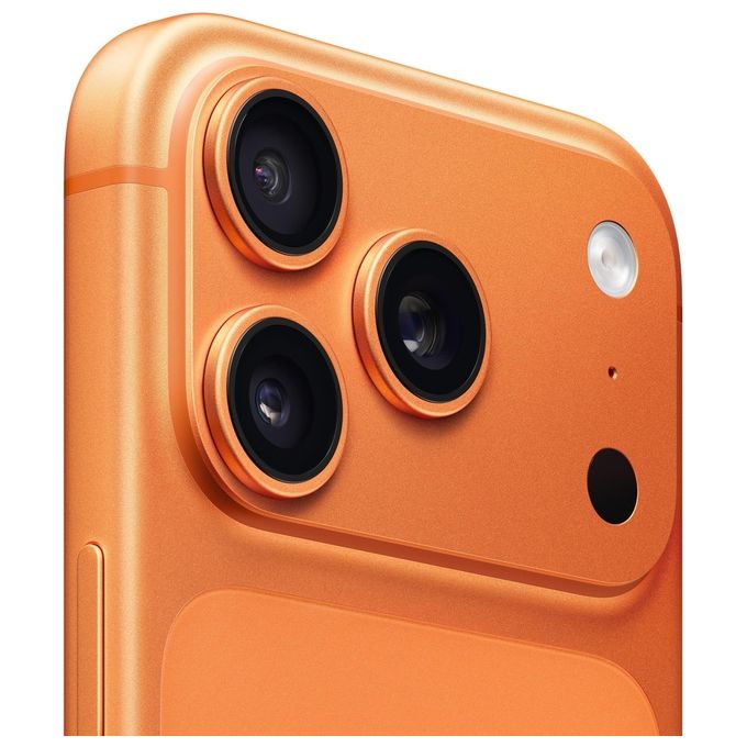 Apple MG8H4QLA iPhone 17 Pro Smartphone 256 GB 6.3'' A19 Pro Tripla fotocamera 48 MP 5G IP68 colore Arancione Cosmico