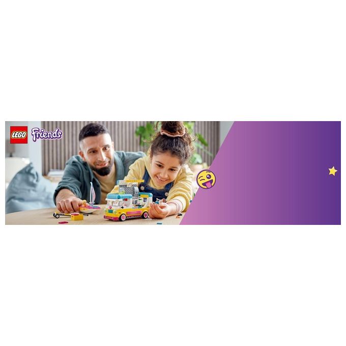 LEGO Friends Camper Van nel Bosco con Barca a Vela