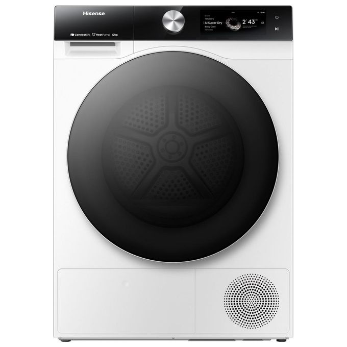 Hisense DH7S107BW Asciugatrice Libera installazione Caricamento frontale 10 kg A Bianco