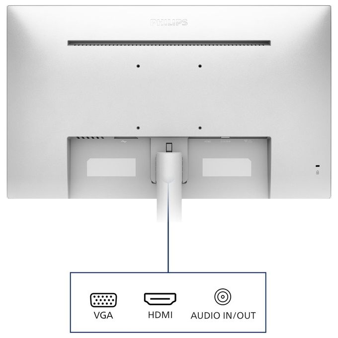 Philips V Line 241V8AW-00 LED Display 23.8'' 1920x1080 Pixel Full HD LCD Bianco