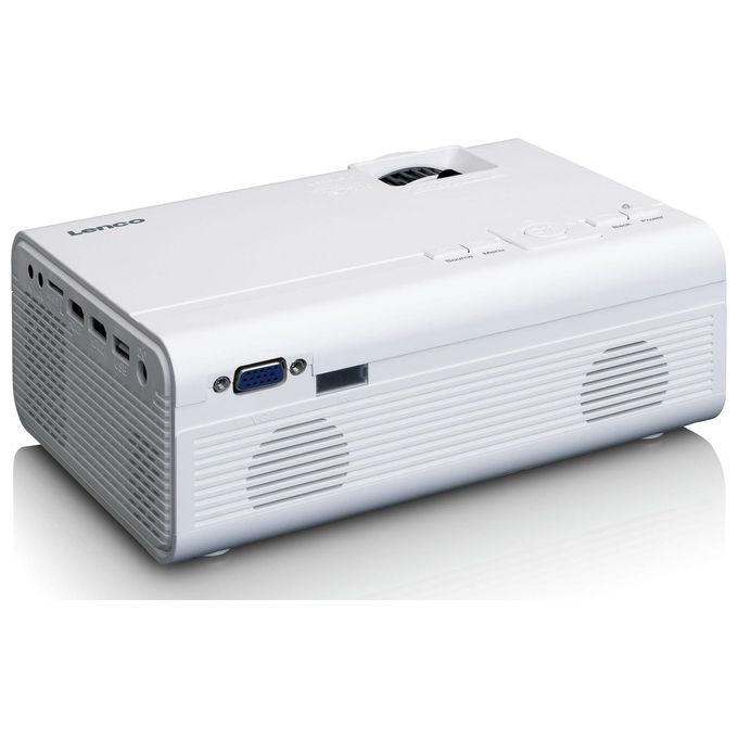 Lenco LPJ-280WH Videoproiettore a Raggio Standard LCD Bianco