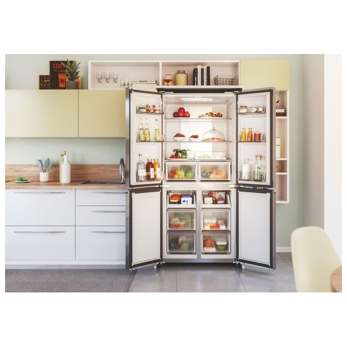 Candy CFQQ5T817EPS Frigorifero Side-by-Side Libera Installazione 467 Litri Classe Energetica E Argento