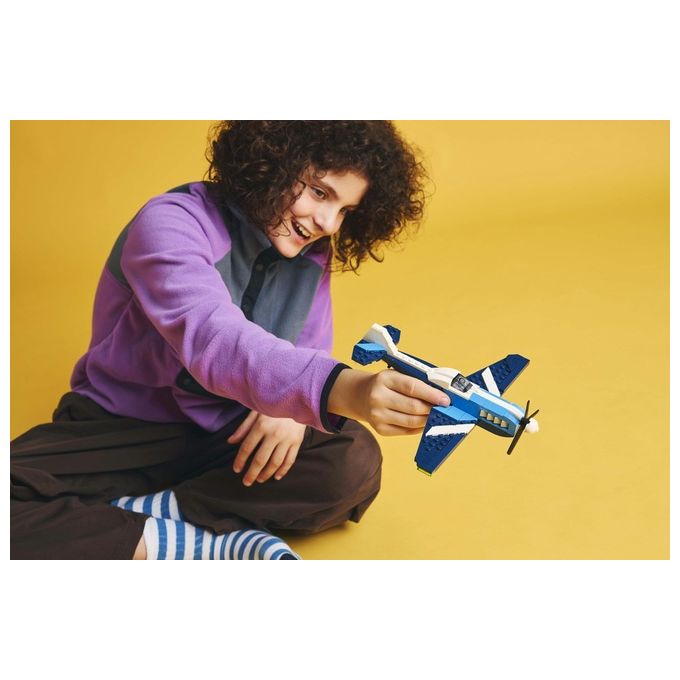 LEGO Aereo 31160 Creator Velivolo da Competizione 3 in 1 Esperienza Costruzione Versatile e Divertente
