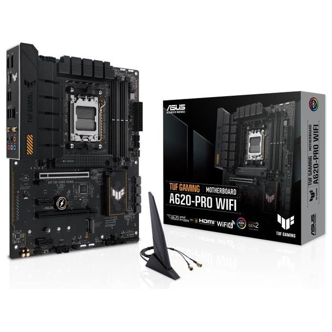 ASUS TUF GAMING A620-PRO WIFI AMD A620 Presa di Corrente AM5 ATX