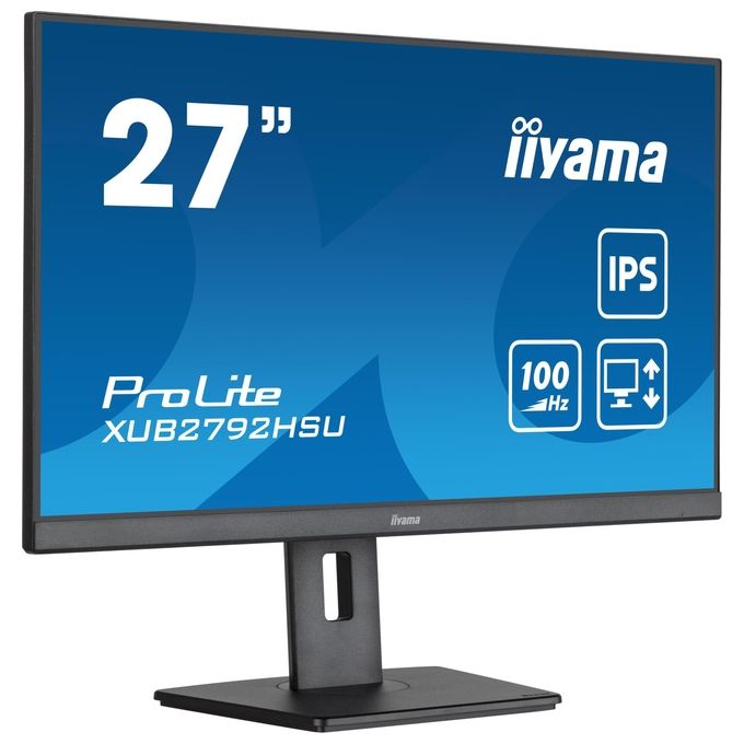 Iiyama XUB2792HSU-B6 Monitor PC 27'' 1920x1080 Pixel Full HD LED Nero Opaco