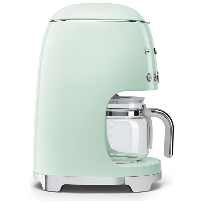 Smeg DCF02PGEU Macchina per Caffe' Automatica con Filtro 1.4 Litri Verde Acqua