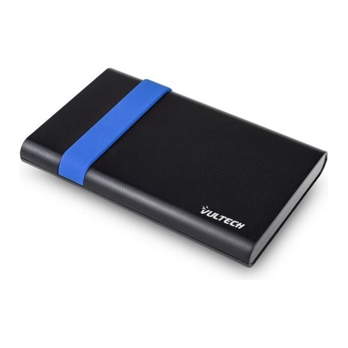 Vultech GS-15U3 Contenitore di Unita' di Archiviazione 2,5'' Enclosure HDD Nero-Blu
