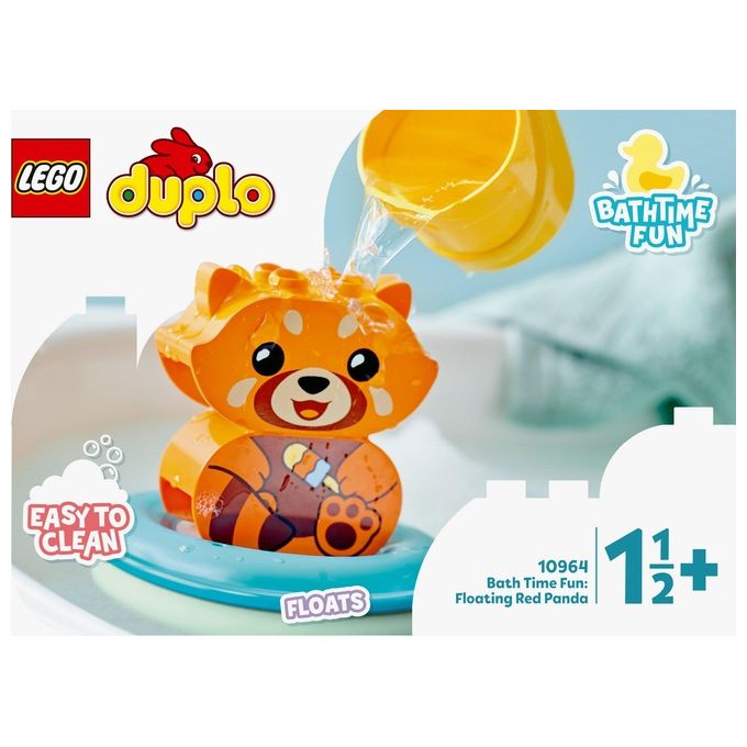 LEGO Duplo Ora del Bagnetto: Panda Rosso Galleggiante