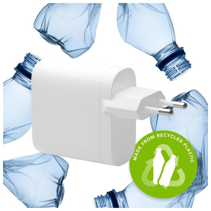 DBrramante1928 Re-Charge Universale Bianco AC Interno USB-C 65W