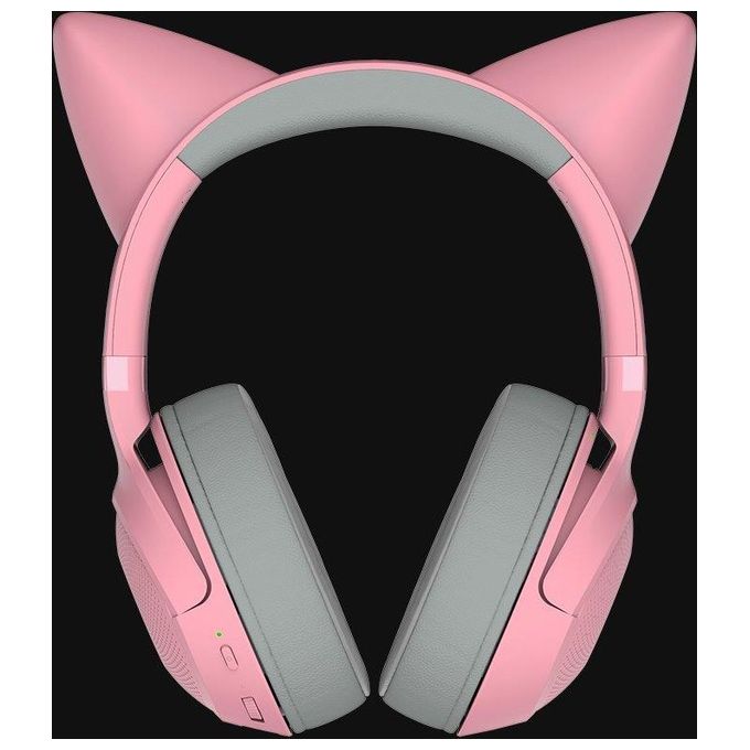 Razer Kraken Kitty V2 BT Cuffie RGB Wireless Bluetooth con Orecchie da Gatto Rosa