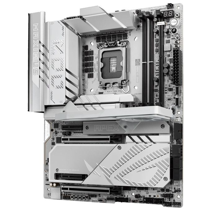 ASUS ROG Maximus Z890 Apex Scheda Madre Intel ATX 22122 Fasi di AlimentazioneSlot DDR5 PCIe 5.0 GPU di Nuova Generazione 6 Slot M.2 WiFi 7 AI Overclocking Slot PCIe Q-Release Slim