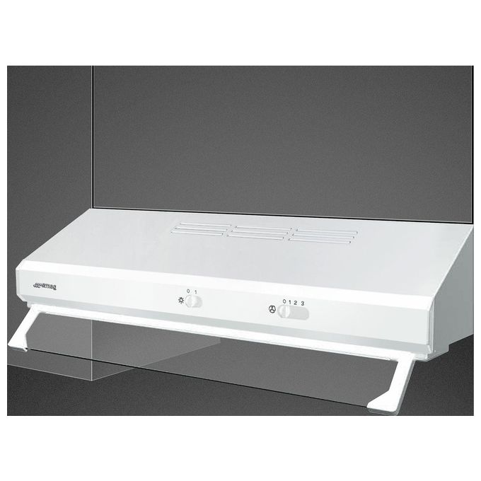 Smeg KSEC61BE3 Cappa Cucina Aspirante Sottopensile Incasso Larghezza 60 cm Profondita' 49 cm Classe C colore Bianco
