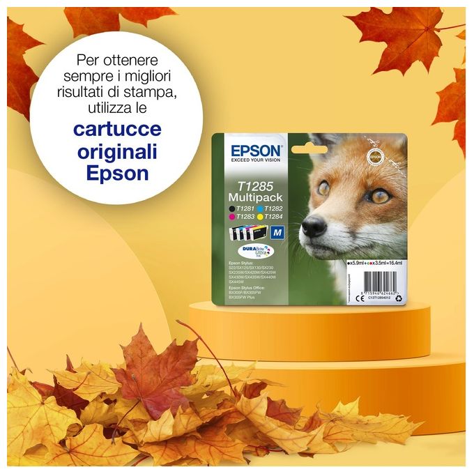 Epson Singlepack Black T1281 Durabrite Ultra ink