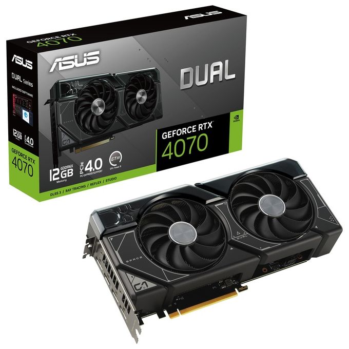 [ComeNuovo] ASUS Scheda Grafica Nvidia Geforce DUAL RTX 4070 12G