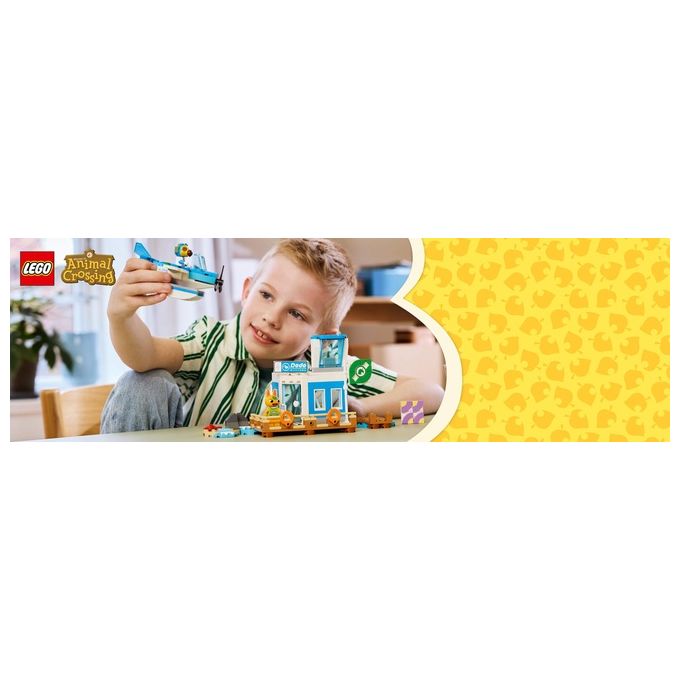 LEGO 77051 Animal Crossing Set da Costruzione con Aeroporto e Idrovolante Giocattolo 292 Pezzi colore Multicolore