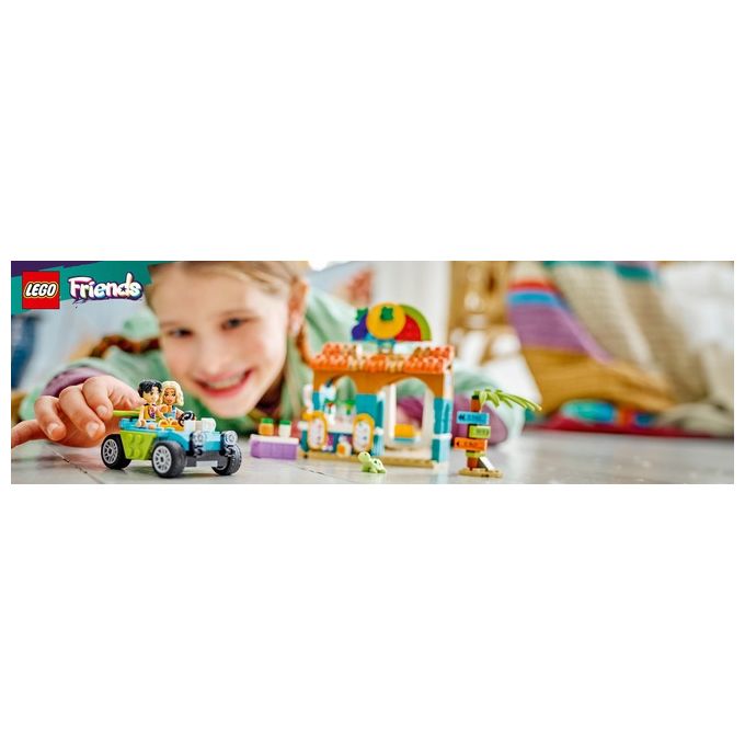 LEGO Friends Bancarella dei Frullati sulla Spiaggia Giochi Educativi per Bambine e Bambini da 6 Anni con 2 Mini Bamboline una Tartaruga un Buggy da Costruire e Cibo Giocattolo Idea Regalo 42625