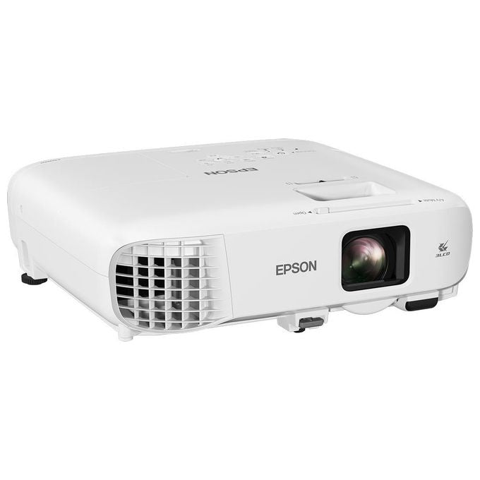 Epson EB-E20 Videoproiettore 3Lcd Xga 3.400-15.000:1 Lampada Fino a 10.000h Vga Hdmi Usb Altoparlante 5W Telecomando Cavo