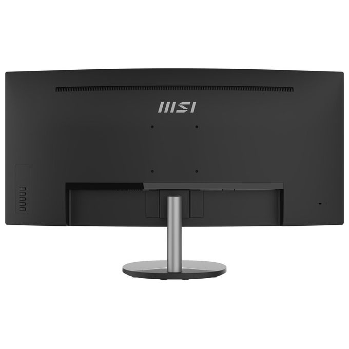 MSI PRO MP341CQ Monitor Curvo 34'' UWQHD (3440 x 1440), Pannello 21:9, 100 Hz, 1 ms (MPRT), Anti-Flicker, Less Blue Light, Speaker integrati, 2x HDMI 2.0b, 1x DP, VESA 100x100, Nero