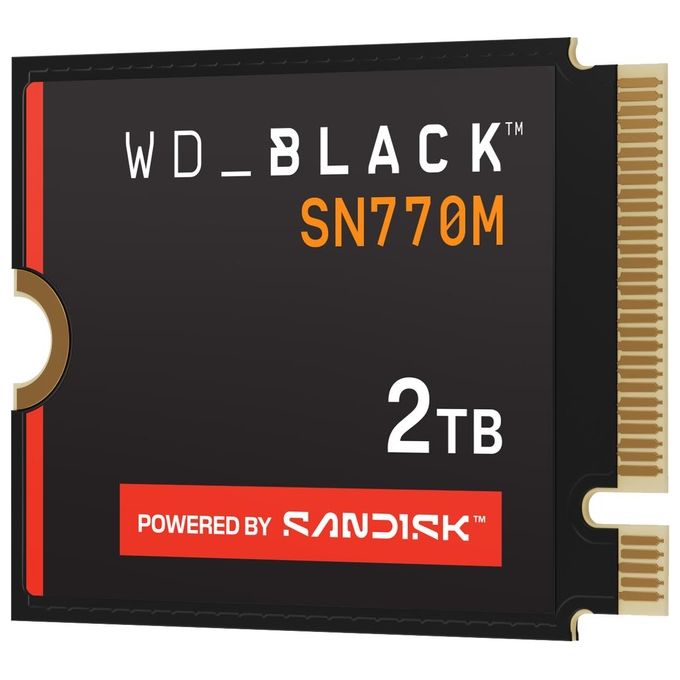 WD BLACK SN770M WDS200T3X0G SSD 2Tb Unita' di Gioco Mobile Interno M.2 2230 PCIe 4.0 x4 (NVMe)