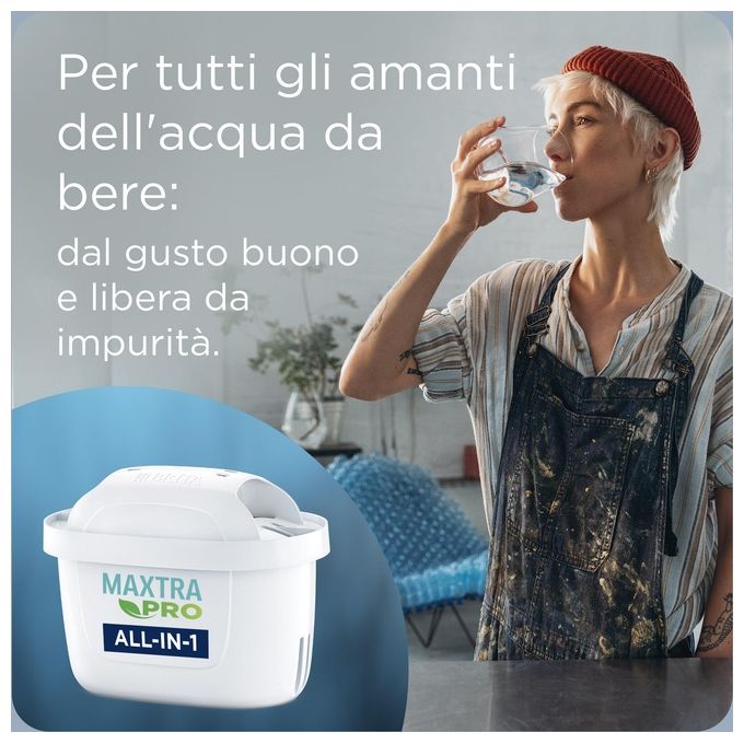 Brita Caraffa filtrante in Vetro Blu 2.5 Litri