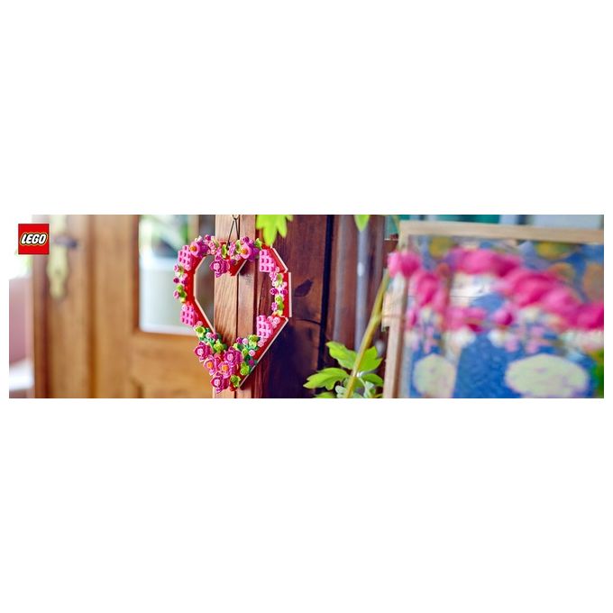 LEGO Creator 40638 Cuore Ornamento, Gioco da Costruire per Bambini 9+, Decorazione per Casa, Idea Regalo per Festa della Mamma