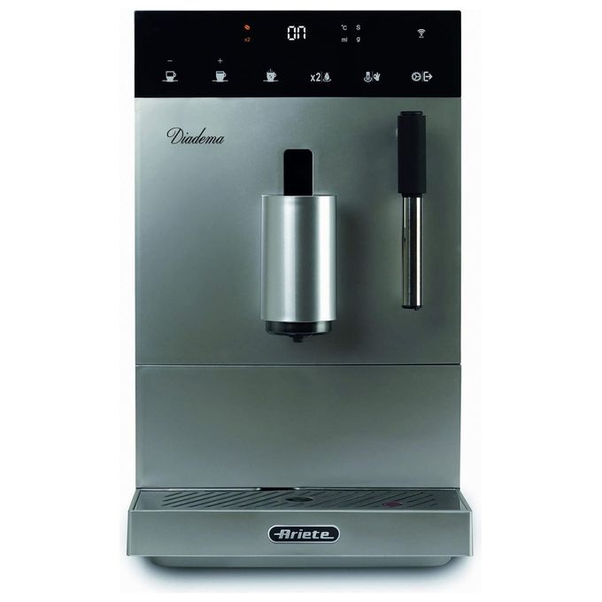 Ariete Diadema Silver Macchina da Caffe' Super Automatica 1350W 19bar Espresso Americano