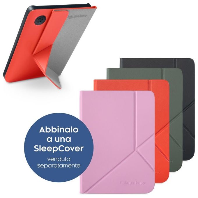 [ComeNuovo] Kobo Clara Colour eReader Display E Ink Kaleido3 da 6'' Antiriflesso Modalita' scura 16Gb Multiformato impermeabile Nero