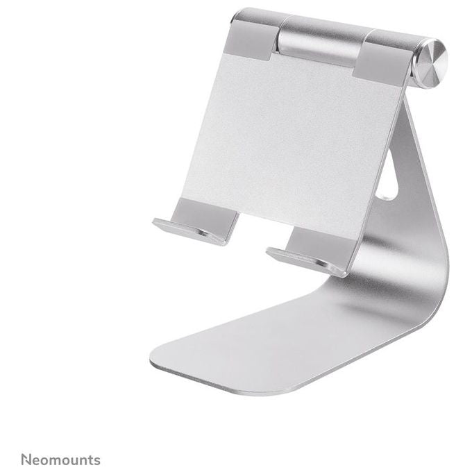 Neomounts DS15-050SL1 Supporto per Tablet Universale fino a 11'' Inclinazione Regolabile 0 - 90° Gestione Cavi Colore Argento