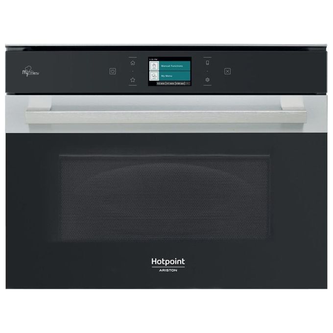 Hotpoint MP 9P6 IX HA Microonde con Grill Tecnologia Multiwaves Dynamic Air Capacita'40 Litri 900 W Crisp Fry Nero