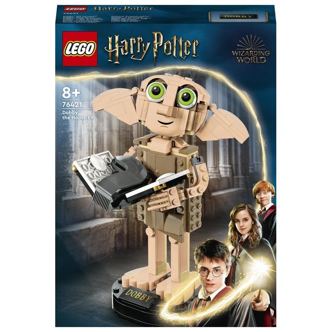 LEGO Harry Potter 76421 Dobby l'Elfo Domestico, Modello Snodabile di Personaggio Iconico, Gioco da Collezione, Regalo 8+ Anni